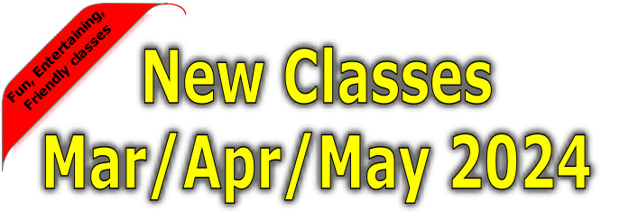 New Classes
Mar/Apr/May 2024
